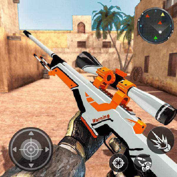 Gun Games Offline Survival v1.21 MOD APK (God Mode, Dumb Enemy) Download