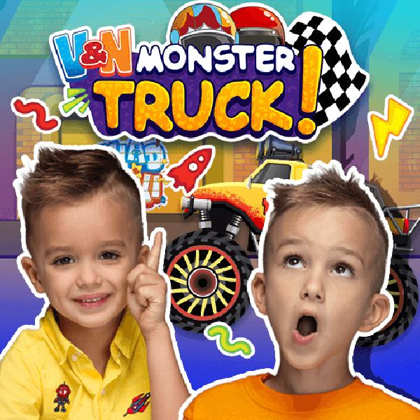 Monster Truck Vlad & Niki v1.9.9 MOD APK (Unlimited Gold, Gears) Download