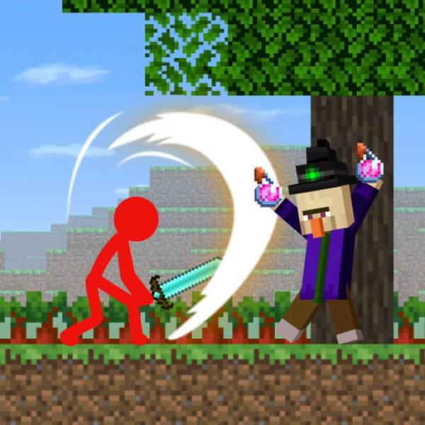 Stickman vs Craftman v4.4.14 MOD APK (Unlocked Skin, Upgrade Free) Download